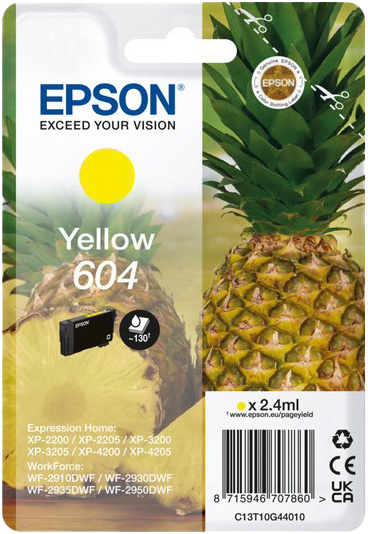 Cartuccia Epson 604 (C13T10G44010 ) giallo Originale