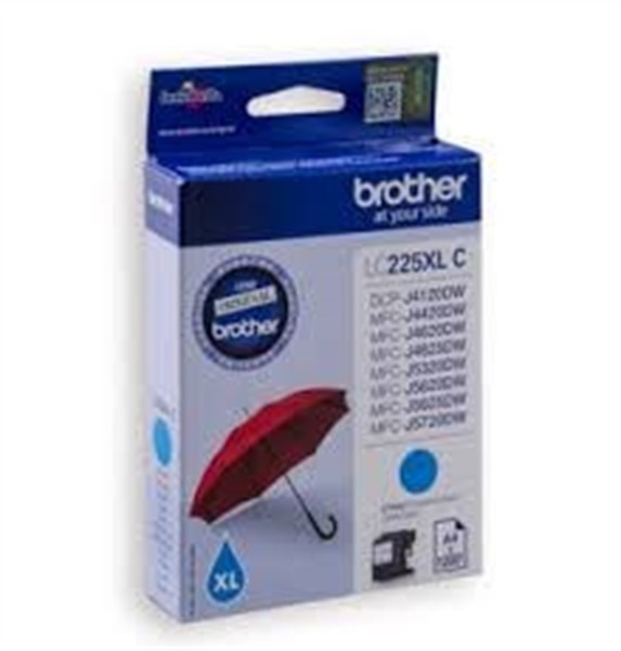 Cartouche Brother LC-225XLC Original Cyan