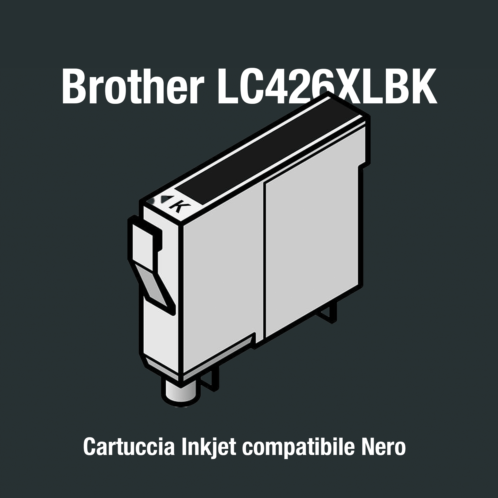 Brother LC426XLBK Cartuccia compatibile nero