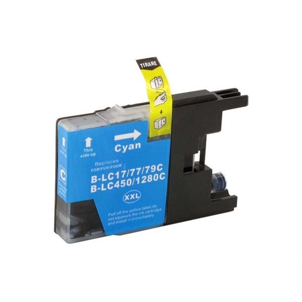 Brother LC1280XLC Kompatible Tintenpatrone Cyan