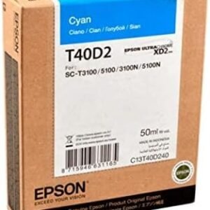 Cartouche Epson T40D240 (C13T40D240) Cyan d'origine