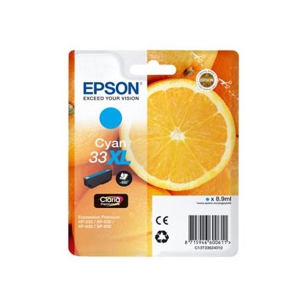 Epson Patrone T3362 T33XL (C13T33624020) Original Cyan