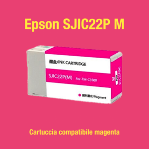 Epson SJIC22P M Cartuccia compatibile Magenta