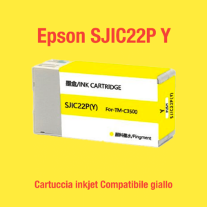 Epson SJIC22P Y Cartuccia compatibile Giallo