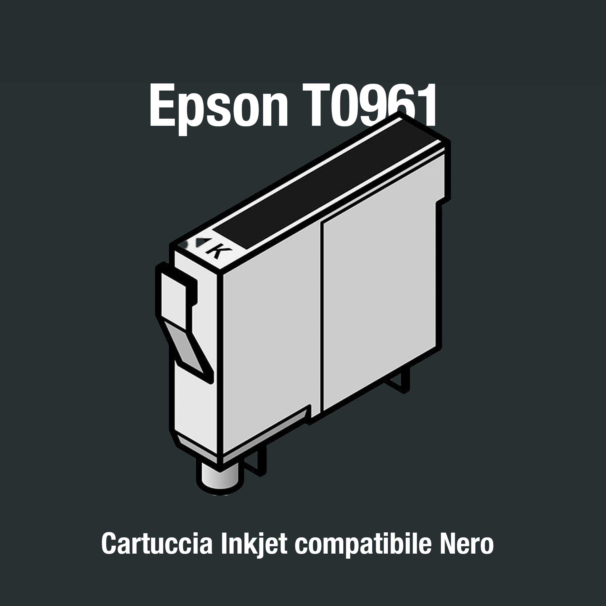 Cartuccia Epson T0961 (T09614020) Nero Fotografico Compatibile