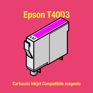 Cartouche EpsonT40D3 , compatible avec C13T40D340 Epson SURECOLOR SC-T3100