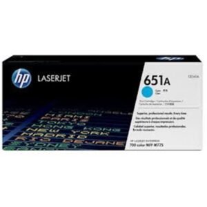 Cartouche de toner HP 651A (CE341A) Cyan d'origine