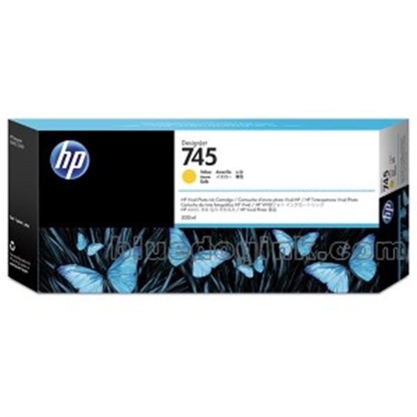 Cartouche HP 745 (F9K02A) Jaune d'origine