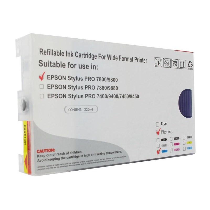 Cartouche Epson T6035 (T603500) Cyan Photographique Compatible Epson STYLUS PRO 7800, 9800