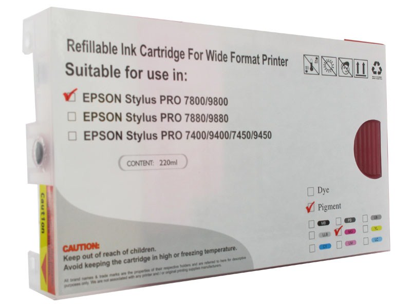 Cartouche Epson T603B (T603B00) Compatible Magenta