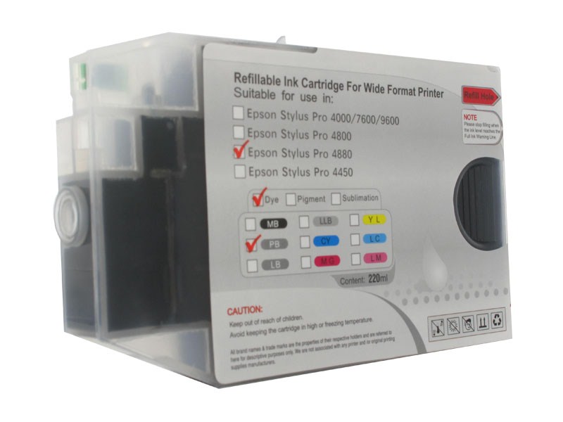 Cartouche Epson T6148 (T614800) Epson STYLUS PRO 4450 Compatible Noir Mat