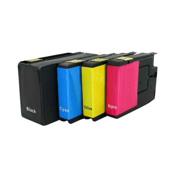 Lot de 4 cartouches compatibles HP 932XL/933XL (C2P42AE) noir/cyan/magenta/jaune